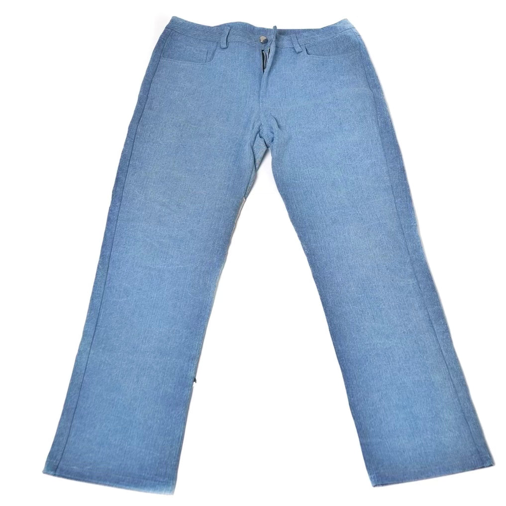 Preorder Denim Textile Trouser