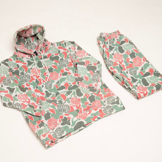 Apple Camouflage Red & Green Sweatsuit
